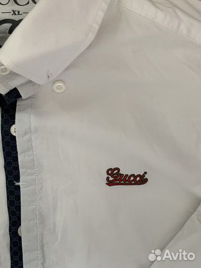Мужская рубашка gucci винтаж