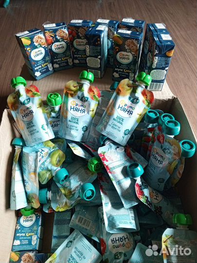 Детские пюрешки фруктовые