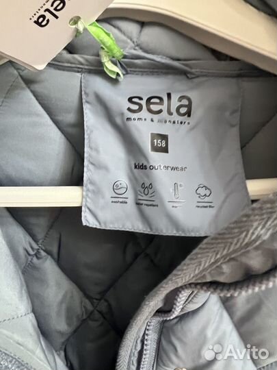 Новое стеганое пальто sela р. 158