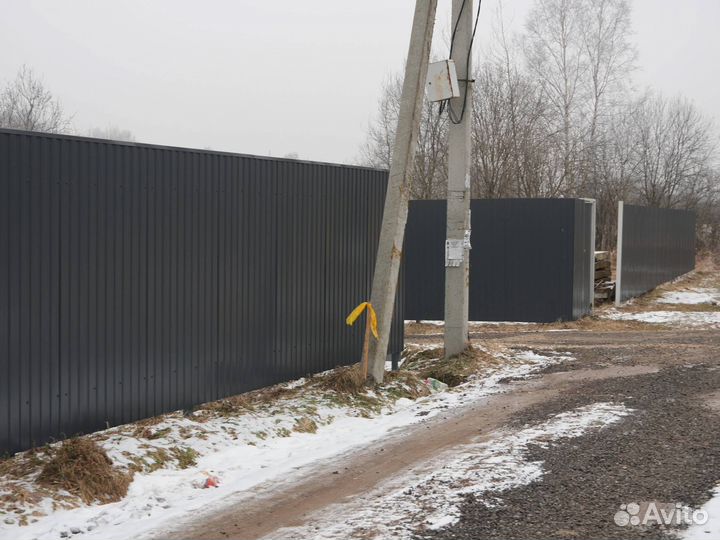 Заборы из профнастила от производителя