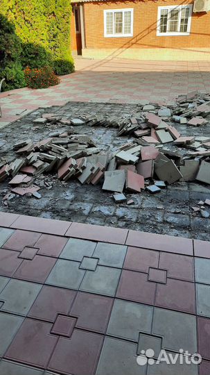 Тротуарная плитка и бордюры