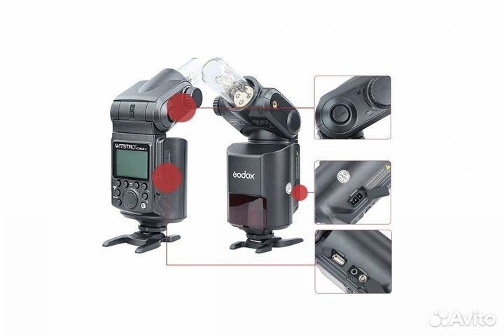 Фотовспышка Godox Witstro AD360II