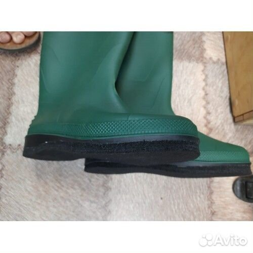 Сапоги забродники с войлочной подошвой