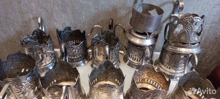 Подстаканник мельхиор СССР