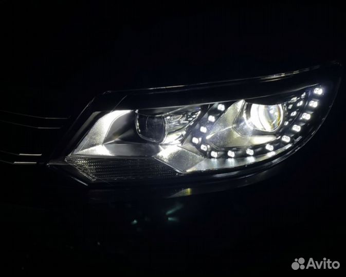 Новые фары для Volkswagen Tiguan 1 BiLed Aozoom