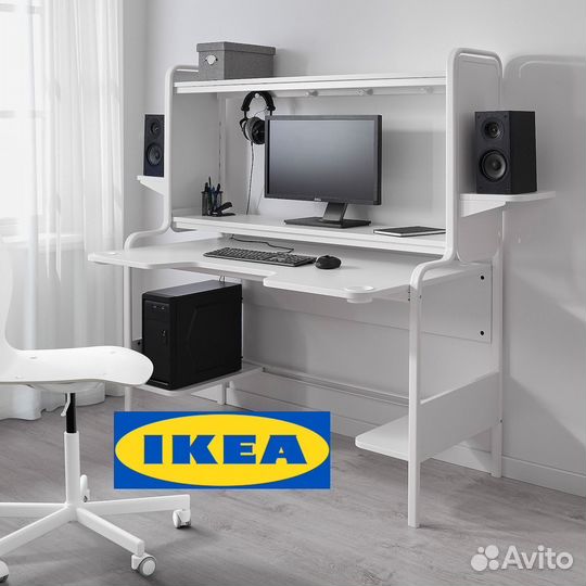 Компьютерный Игровой стол икеа Fredde 2 цвета