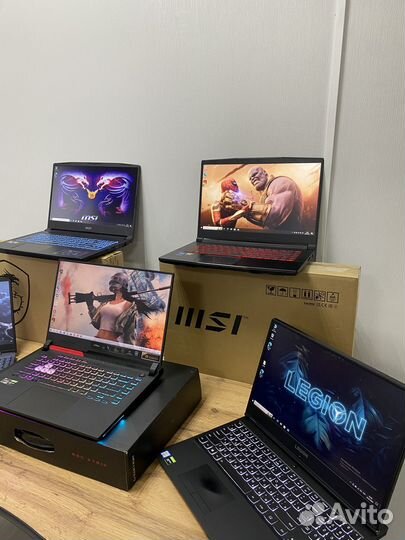 Игровые ноутбуки i5 amd r5 r7GTX1650 / RTX3050