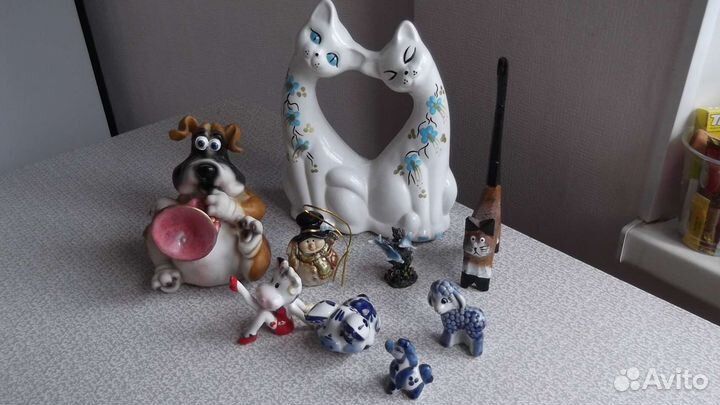 Статуэтки фигурки гжель
