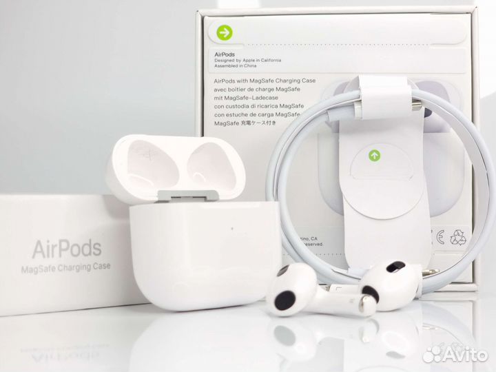 Airpods 3 Premium, гарантия + чехол