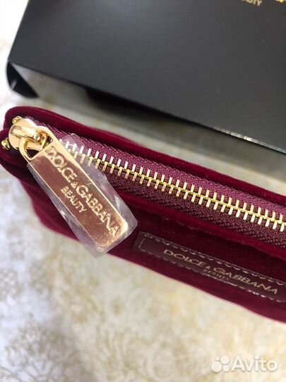 Косметички бордовая Dolce&Gabbana