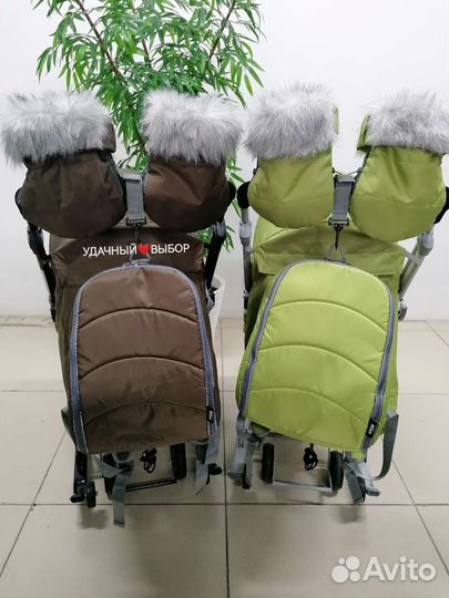 Новые санки-коляска Nika 7-5SK (в наличии)