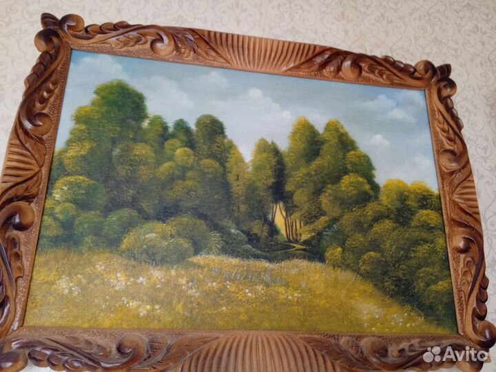 Картина маслом на холсте пейзаж