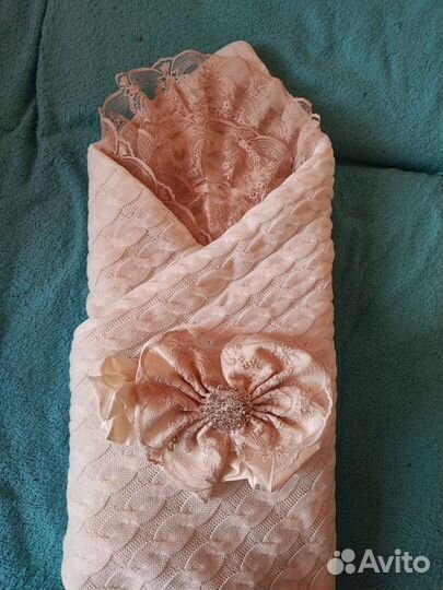 Тёплый Конверт на выписку белый