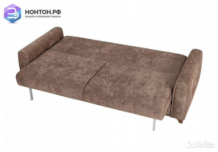 Диван книжка Плимут коричневый