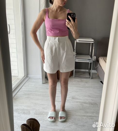 Шорты Zara новые с биркой xs Lime