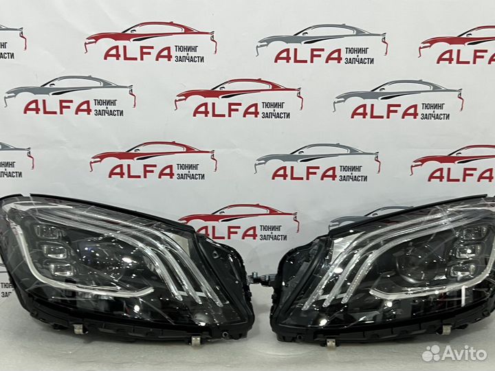 Фары Мерседес w222 для рестайлинга