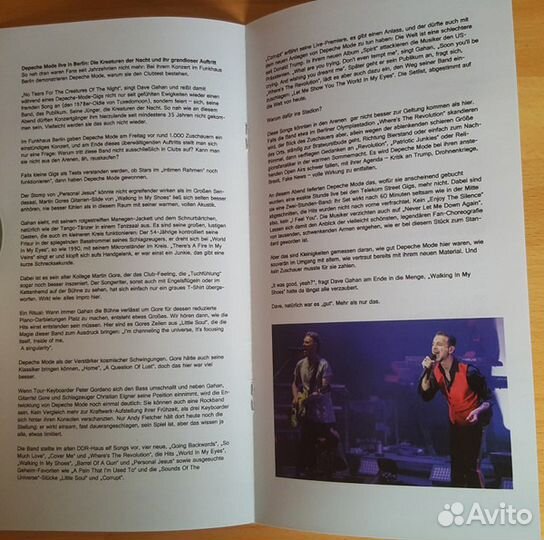 Depeche Mode berlin march 17 paris march 21