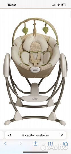 Электронные качели graco
