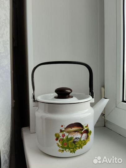 Чайник эмалированный