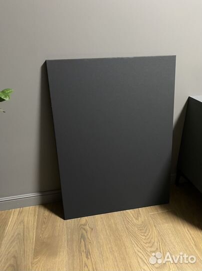 Черный холст 60*80