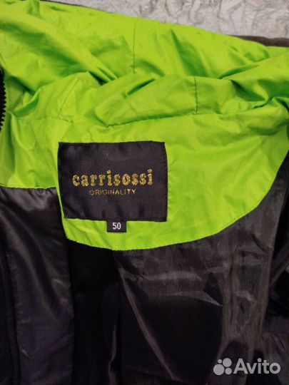 Пуховик зима р 50+ шапка