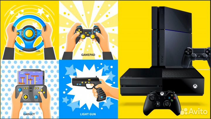 Джойстики, Кинект,Мувы, камеры, для ps3, ps4, Xbox