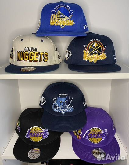 Кепка/снэпбэк warriors heat lakers grizzlies 76ers