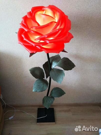 Роза светильник из изолона