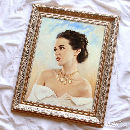 Портрет по фотографии маслом на заказ