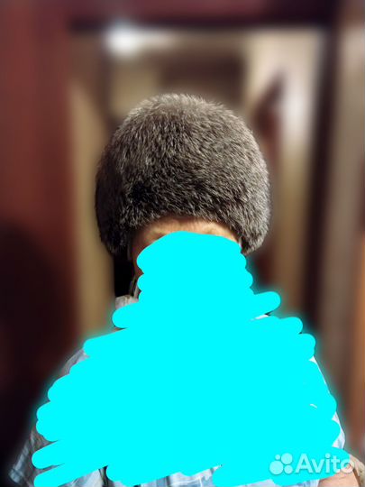 Шапка из чернобурки новая