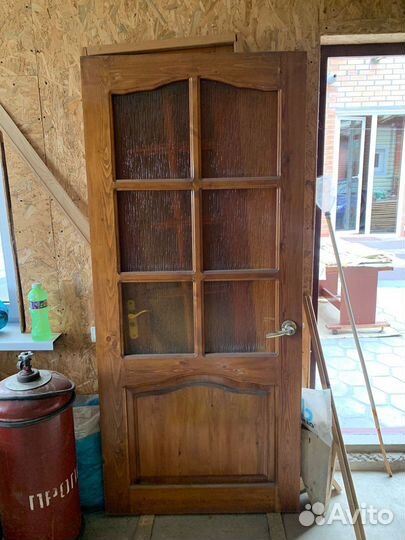 Дверь деревянная бу без коробки