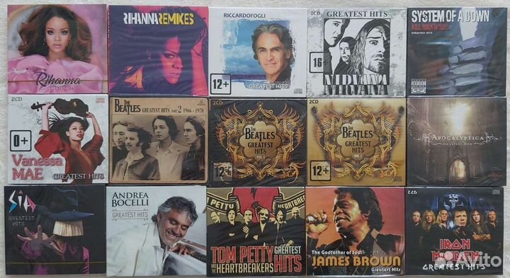 Музыкальные CD диски. Компакт диски