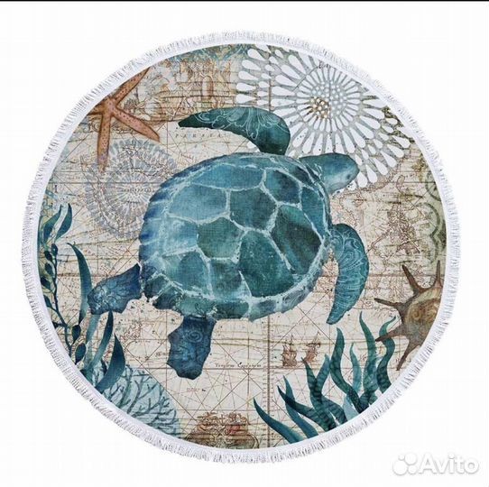 Полотенце пляжное круглое