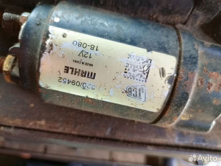 Стартер jcb