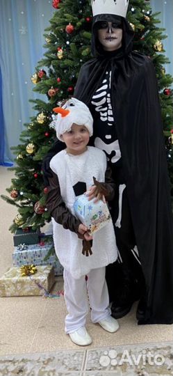 Детский костюм снеговика 130-150