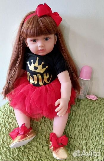 Кукла реборн Диана, 56 см