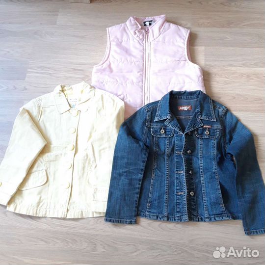 Курточки летнии и жилеточка р.140