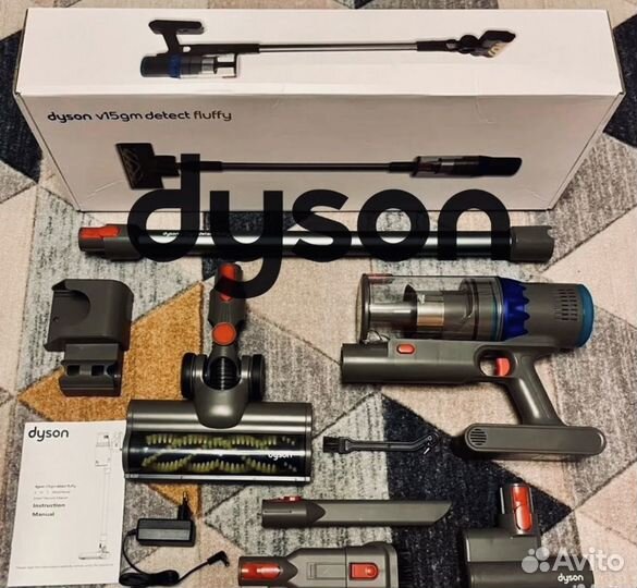 Пылесос Dyson v15gm Detect Fluffy max+