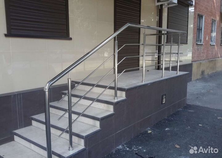 Перила из нержавеющей стали нержавейка