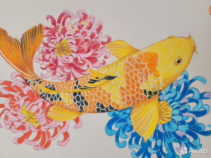 Картина Японский Карп Кои