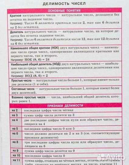 Справочник по алгебре 7-11 класс