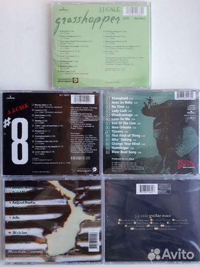 CD диски J.J.Cale, Rory Gallagher, Roy Buchanan