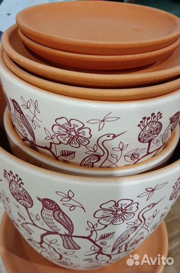 Горшки для цветов керамика IKEA