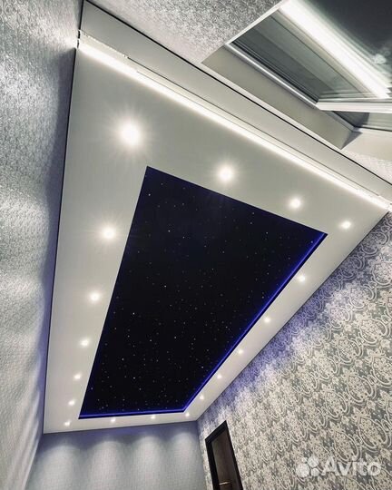 Натяжной потолок любой сложности