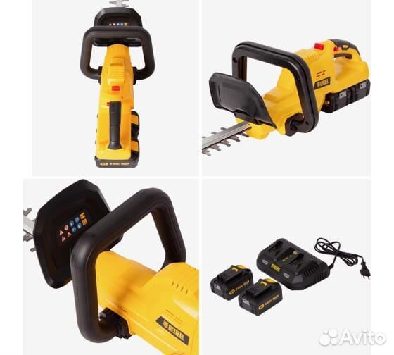 Аккумуляторный кусторез Denzel RBC510-36, 59410