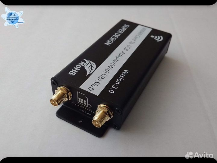 4G модем Fibocom l860 cat.16 + корпус USB 3.0/SMA