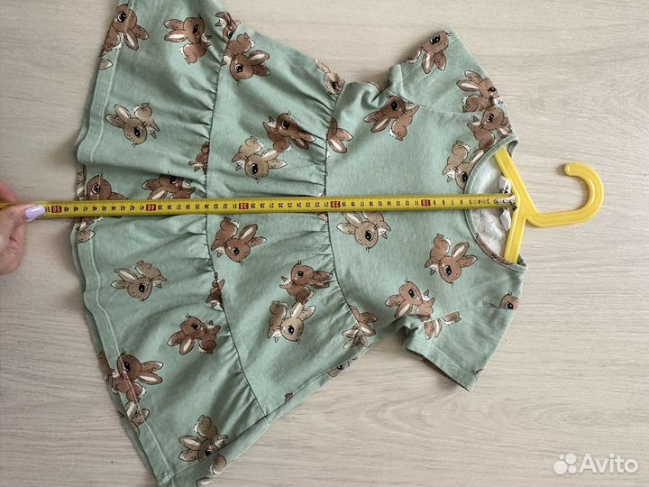 Платья / джинсы h&m пакетом для девочки 98 104