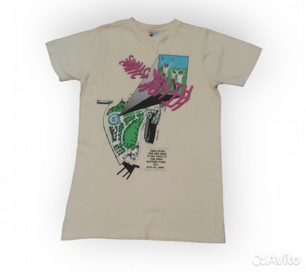 Футболка Мерч Sonic Youth 2008 Rare Rock Band Tee