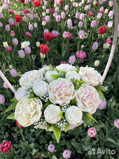 Букет пионов