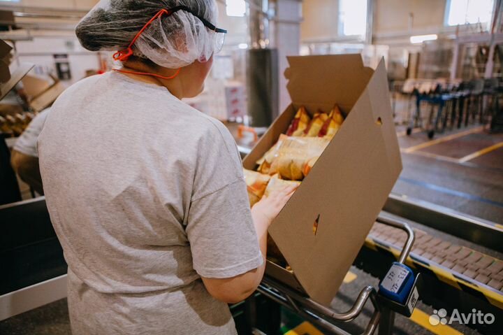 Фасовщик на склад чипсов